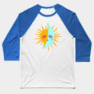 Celestial sun and moon Baseball T-Shirt